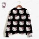 thumbnail image 3 of Sudadera con capucha de gran tamaño de otoño Sudadera con capucha de gran tamaño kawaii para mujer Sudaderas de moda HELLO KITTY Y2k Ropa Sudadera de mujer, 3 of 5