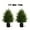 2 FT60cm 2 Pack, variant on Artificial Topiary Cedar Ball Tree 2ft, Indoor Outdoor Faux Potted Boxwood Evergreen Plants, Fake Bushes Shrub Pine Tree For Home Garden Front Porch Decor