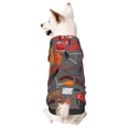 thumbnail image 1 of Balery BBQ Icons Sudadera con Capucha para Perros Pequeños – Ropa para Mascotas, Disfraz para Perros y Gatos, Ideal para Fiestas y Cosplay-Small, 1 of 7
