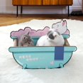 thumbnail image 1 of Rascador para gatos en barco, cama de salón, sofá de cartón duradero para gatos, almohadilla rascadora para gatos Verde Yinane Salón rascador para gatos, 1 of 8