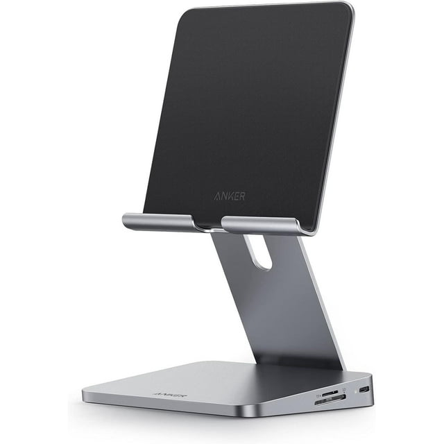 Hub USB-C 8 en 1 Anker Plateado con Soporte Plegable para iPad Pro 5ª Generación