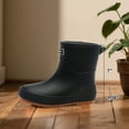 thumbnail image 5 of KFeng Waterproof Rubber Rain Boots,Women's Play Short Rain Boot,Black(7.5), 5 of 10