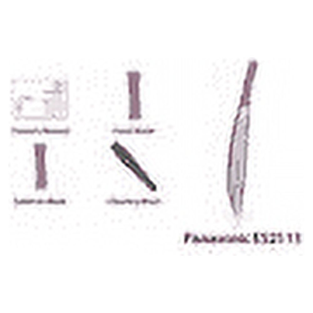 Panasonic Facial Hair Trimmer for Women ES2113PC, with Pivoting Head and Eyebrow Trimmer Attachments, Dry Use, Battery-Operated