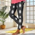 thumbnail image 4 of ZGRBOU Trendy Printed Leggings for Women High Waist Tummy Control Yoga Pants Gothic Stretch Sports Running Pants, 4 of 4