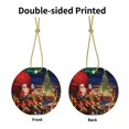 thumbnail image 3 of Adornos navideños colgantes para árbol de Navidad - Adornos navideños colgantes de cerámica - Ideas para regalar adornos navideños, 3 of 8