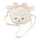 thumbnail image 5 of Bolso bandolera con forma de animal, suave y con cremallera, ideal para niños y adultos, ideal como regalo de fiesta. Cordero, 5 of 9