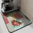 thumbnail image 5 of Washable Quick Dish Drying Mats Non-Slip Coffee Maker Mat For Kitchen Counter Home Coffee Bar Pad 18''''x24'''', black-1, 5 of 5