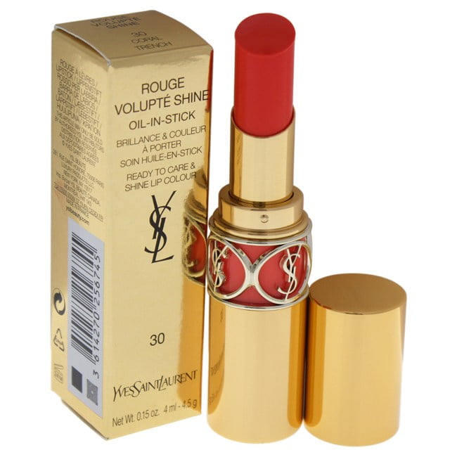 delivery international darkness YSL Rouge Volupté Shine Oil-In-Stick Shine Lip Colour 30 Coral Trench 0.15  Ounce - Walmart.com