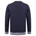 thumbnail image 3 of Front Row - Jersey de Rayas para Adultos Unisex (Marino, Gris Jaspeado), 3 of 3