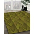 thumbnail image 3 of Ahgly Company Machine Washable Indoor Rectangle Transitional Dark Yellow Green Area Rugs, 5' x 7', 3 of 7