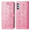 thumbnail image 3 of Funda Cartera FOXDOCK para Samsung Galaxy A36 5G , Flip PU con Relieve de Gatos y Perros, Tarjetero y Soporte, 3 of 6