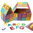 thumbnail image 5 of 108 Tiles Alphabet Floor Mat – 84.6inx28.2in Interlocking & Removable EVA Foam – 0.3in ABC Tiles Foam Puzzle Mat for Toddlers, Kids Play Rug with Letters of The Alphabet and Numbers, 5 of 7