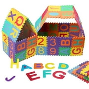 84.6inx56.4in Alphabet Play Mat For Kids Toddlers - Interlocking Foam Puzzles ABC & Numbers 0 To 9 Flooring Mat For Play & Exercise For Crawling Baby, Infant, Classroom, Toddlers, Kids, Gym Workout