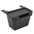 thumbnail image 3 of Caja de almacenamiento central trasera de gran capacidad, organizador de inserción de consola central, color negro, reemplazo para Tesla Model Y, 3 of 14