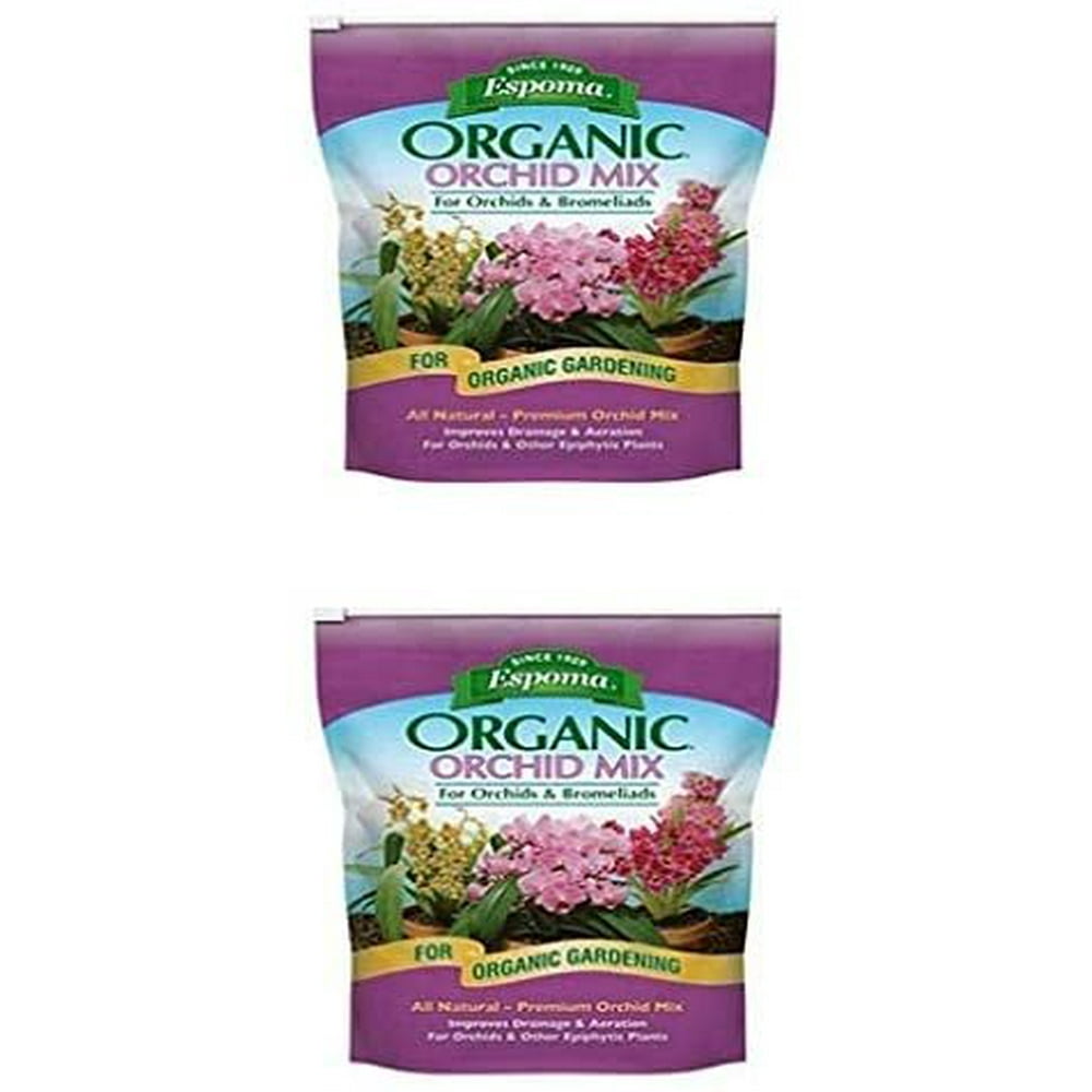 Espoma OR4 Organic Orchid Mix Potting Soil, 4Quart (w k)