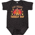 thumbnail image 3 of Inktastic My First Turkey Day with Turkey and Leaves Boys or Girls Baby Bodysuit, 3 of 5