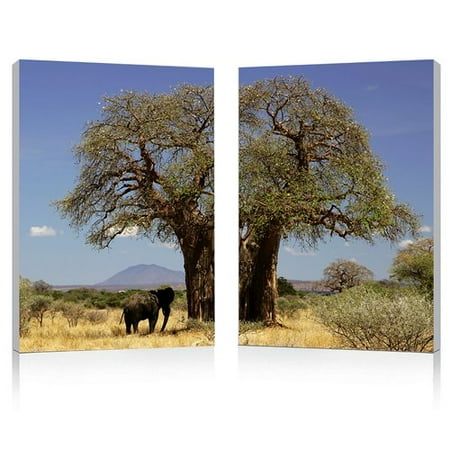 UPC 847321011649 product image for Tree of Life Mounted Print Diptych in Multicolor | upcitemdb.com