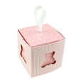thumbnail image 1 of HEVIRGO 50Pcs Candy Boxes Hollow Bear with Ribbon Multipurpose Portable Gift Boxes for Wedding, 1 of 10