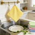 thumbnail image 6 of Menrkoo Ultras-Fine Microfiber Waffles Weave Kitchen Cleaning Cloth Super Soft Highly Absorbent Quicks-Drying Cleaning Towel Furniture Cleaning Cloth 4 Piece Yellow,Green,Pink,Blue Free Size, 6 of 6