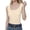 Beige, variant on Wide Shoulder Tank Tops for Women Undershirt with Auxiliary Thread Sleeveless Top XL