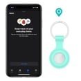 thumbnail image 3 of Silicone Case for Apple AirTag Protective Rubber Skin Flexible Cover with Keychain Clip - Teal, 3 of 5