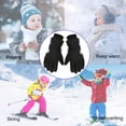 thumbnail image 5 of HNMKIU Youth Winter Sports Gloves Insulated Thermal for Teen Boys Girls Skiing Snowboarding Outdoor Activities Black,15-18 Years, 5 of 5