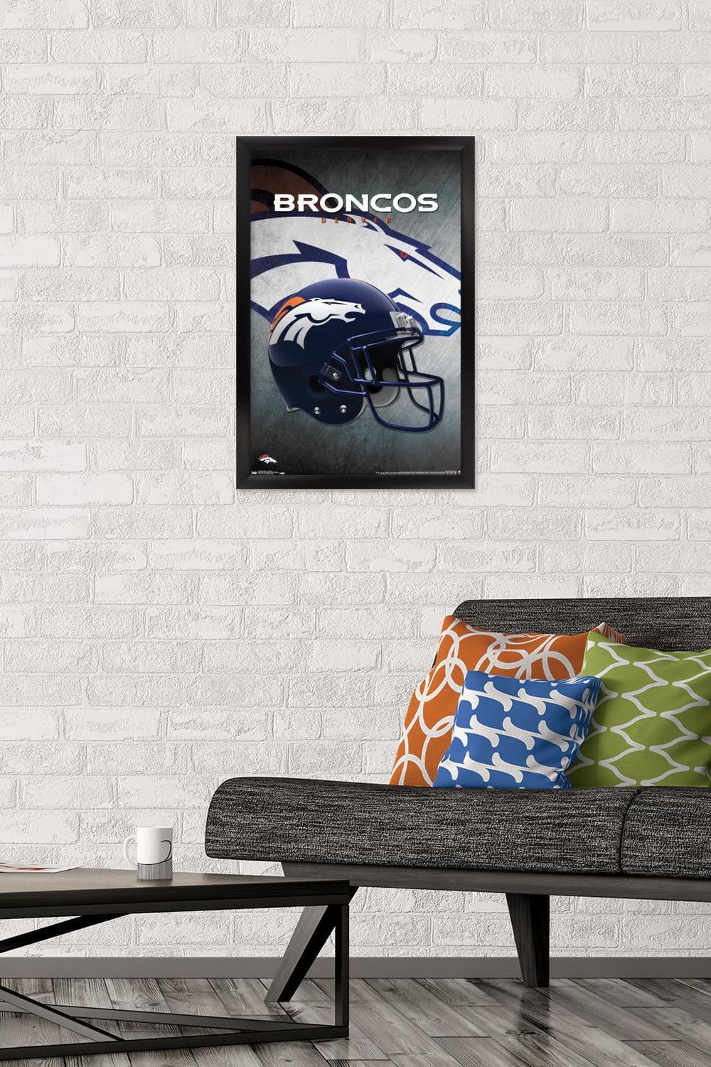 NFL Denver Broncos - Helmet 16 Wall Poster, 22.375" x 34"