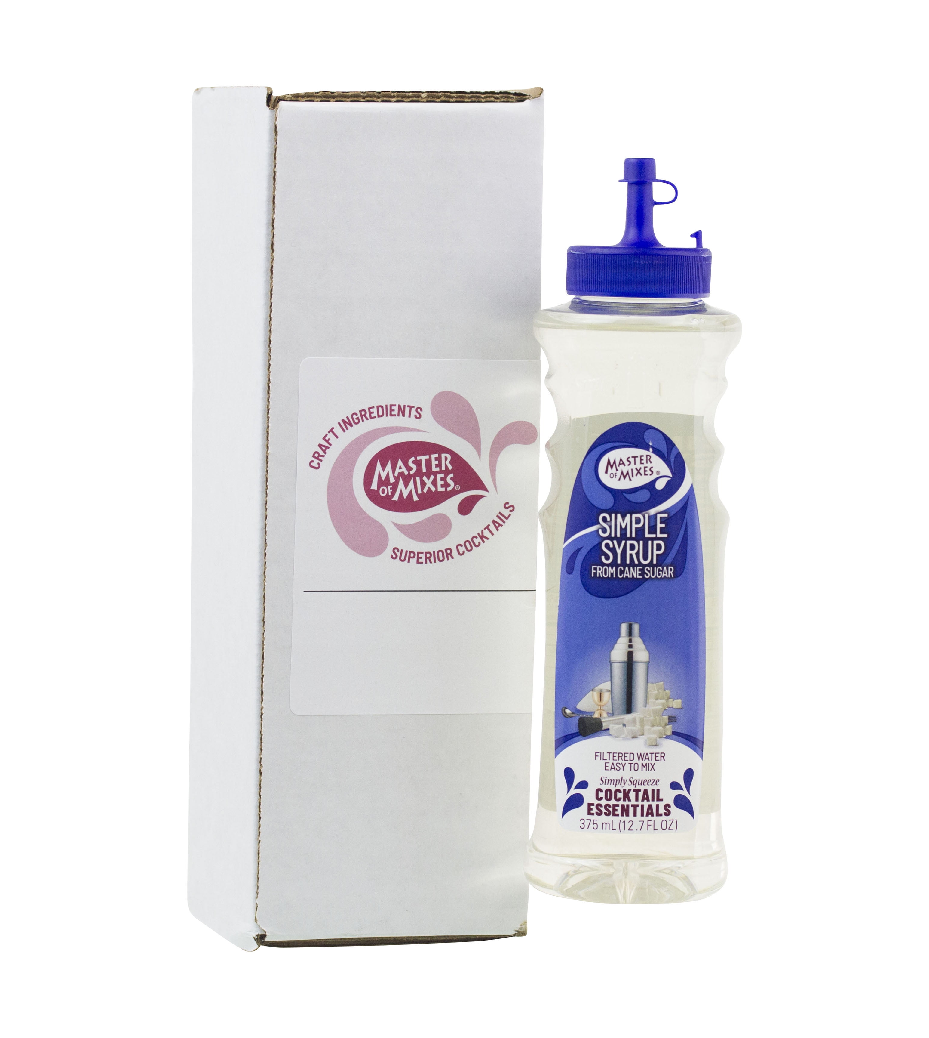 Master of Mixes Cocktail Essentials Simple Syrup, 375 ML Bottle (12.7
