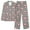 Multicolor, variant on Wancir Comfy Pajamas for Women 2-Piece Warm and Cozy Christmas Pj Set of Loungewear Button Front Top Pants