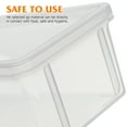 thumbnail image 4 of Monyance bread loaf storage container Clear Plastic Bread Box 2Pcs for Fresh-keeping(7.48X3.74X2.36Inches), 4 of 10