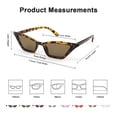thumbnail image 4 of Gafas de Sol FEISEDY Pequeñas de Ojo de Gato Vintage Cuadradas para Mujer B2291, 4 of 6