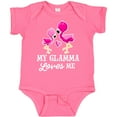 thumbnail image 3 of Inktastic My Glamma Loves Me with Two Flamingos Boys or Girls Baby Bodysuit, 3 of 5