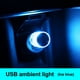 thumbnail image 5 of Wosthever Luz LED USB para coche, lámpara de ambiente Interior, ambiente, sala de estar, iluminación de fiesta de plástico para interiores, luz azul cielo 10piezas, 5 of 6