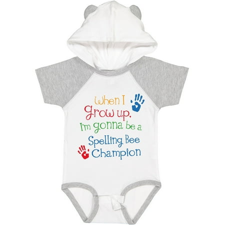 

Inktastic Spelling Bee Champion Future Gift Baby Boy or Baby Girl Bodysuit