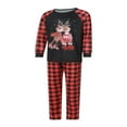 thumbnail image 4 of Tenues Assorties pour la Famille Ensemble de Pyjamas de Noël Renne Vêtements de Nuit pour Bébé Enfants Maman Papa, 4 of 9