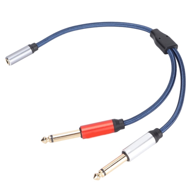 Cable hembra a macho doble, cable hembra de 3,5 mm a cable de audio doble doble, cable de auriculares doble diseñado meticulosamente