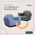 thumbnail image 6 of Roundy Chair Slipcover for Kids Chairs – Soft Minky Polyester Replacement Cover, Fits  Roundy & Rocking Chairs, Durable & Machine Washable, Easy to Install, Ideal for Ages 2–5, Playroom & Bedroom., 6 of 6