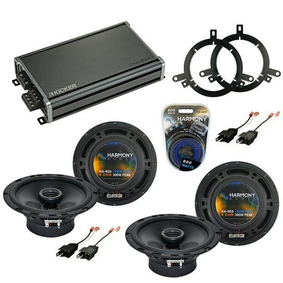 Fits Dodge Dakota 1997-2000 Factory Speaker Upgrade Harmony (2) R65 & CXA360.4