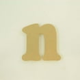 thumbnail image 2 of Package of 1, 12 Inch X 3/4" Thickness MDF Letter n in The Goudy Heavy Font, Thick, Lower Case for Art & Craft Project, Made in USA, 2 of 4