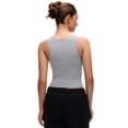thumbnail image 2 of CRZ YOGA Softembrace Tank Tops for Women Casual Going Out Soft Double Lined Crop Basic Sleeveless Shirts, 2 of 5