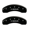 thumbnail image 5 of MGP 4 Caliper Covers Engraved Front & Rear Hemi Black finish silver ch, 5 of 6