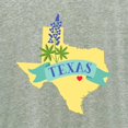 thumbnail image 3 of CafePress - Texas State Outline Bluebonnet Flower Women's Nigh - Women's Nightshirt, 3 of 4