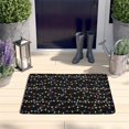 thumbnail image 2 of Multicolor Christmas Light Flannel Non Slip Door Rugs,Washable Door Mats Indoor,Decorative Door Mats,Dirt-Resistant and Absorbent Doormat for Entrance,Bedroom,Kitchen,Bathroom,23.5"x16", 2 of 5