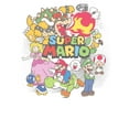 thumbnail image 5 of Men's Nintendo Mario Cast Collage  Graphic Tee Athletic Heather Medium, 5 of 6
