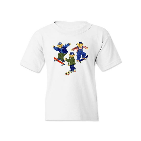 Skating Bears T-Shirt Juniors -Image by Shutterstock,  x-Small