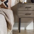 thumbnail image 6 of Walker Edison Mid-Century Modern Two-Drawer Nightstand, Slate, 6 of 20