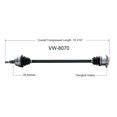 thumbnail image 4 of SurTrack VW-8070 CV Axle Shaft, 4 of 4