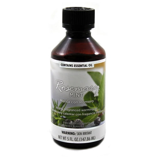 Fragranced Warming Oil 150mL Rosemary Mint Fragrance