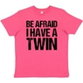 thumbnail image 3 of Inktastic Be Afraid I Have a Twin Youth T-Shirt, 3 of 5