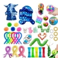 thumbnail image 3 of SUNSIOM Press Type Decompression Toy Kit, Stress Relief Toys Set for Child, 3 of 6